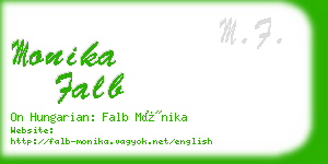 monika falb business card